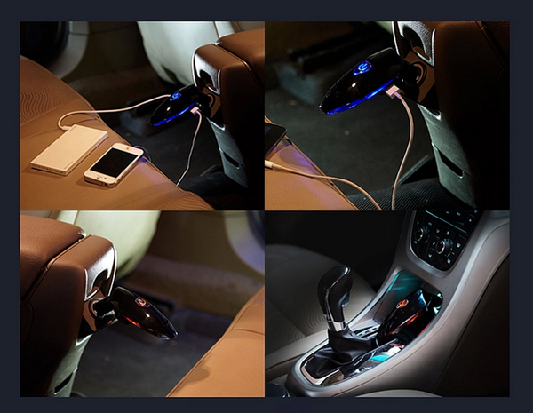 Eco Fresh 3-in-1 Car Purifier & Device Charger