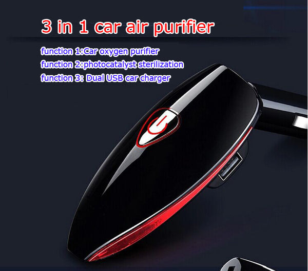 Eco Fresh 3-in-1 Car Purifier & Device Charger